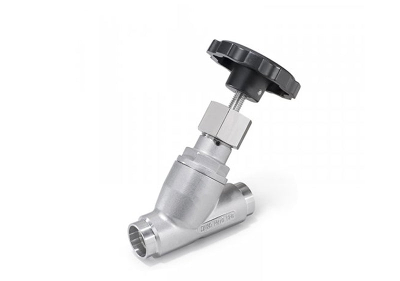 quick assembly-Manual Angle Seat Valve-Die-cast aluminum handwheel