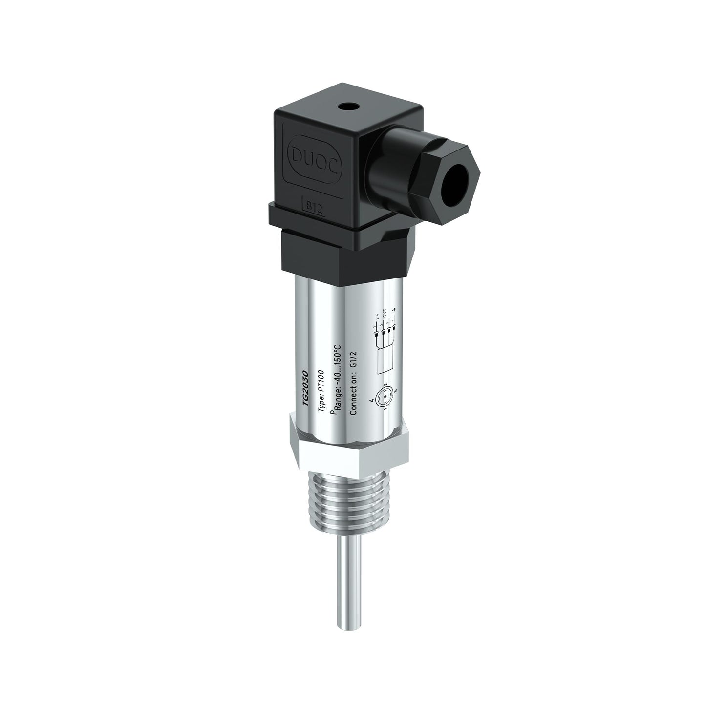 G 1/2 Male Temperature Sensor-PT100 output