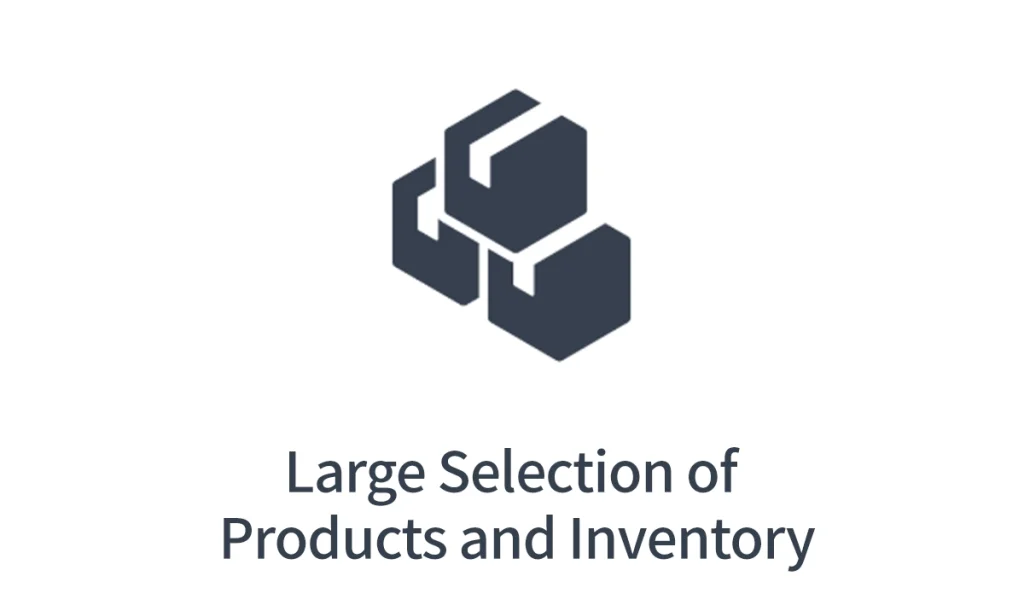large selection