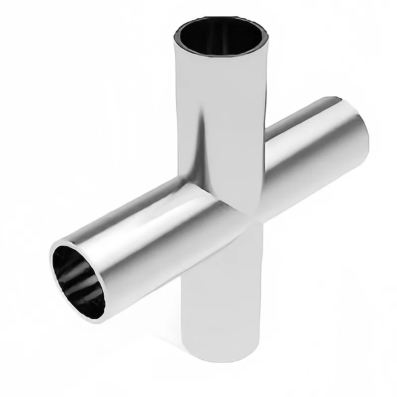 DT-4.1.2-4C Clamp Cross (DT-18)/DT-4.1.2-1C Weld Cross(DT-9) SS316L Bioprocessing ASME Equal Diameter Cross Sanitary BPE Fitting - Image 2
