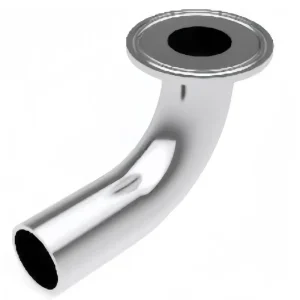DT-4.1.1-2 Clamp/Weld 90° Elbow(DT-12) BPE ASME Fitting 1/4"-6" Sanitary 90 Degree Elbows Food SS316L Stainless Steel