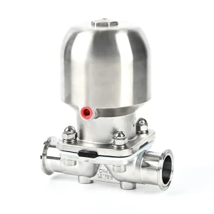 SS316L Pneumatic Pharmaceuticals Clamp 2-Way Diaphragm Valve Sanitary Stainless Steel