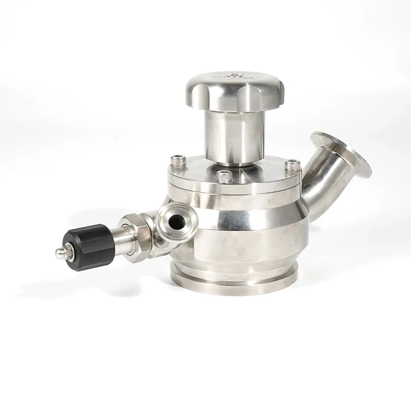 Clamp Radial Diaphragm Valve AISI316L Sanitary Stainless Steel 7Bar Pharmaceuticalsv PTFE - Image 2