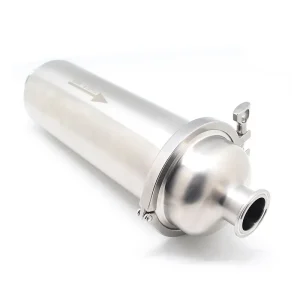 SS304 SS316L In-Line Filter Sanitary Weld/Clamp/Thread Filter Stainless Steel Tank Components In-Line Filter