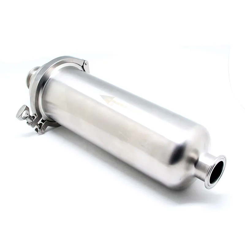 SS304 SS316L In-Line Filter Sanitary Weld/Clamp/Thread Filter Stainless Steel Tank Components In-Line Filter - Image 2