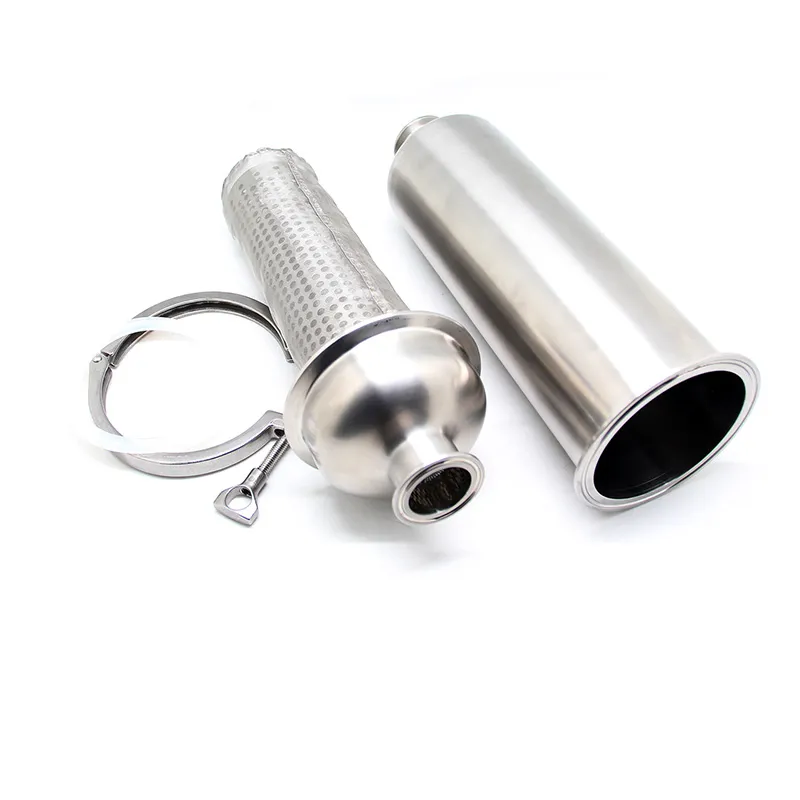 SS304 SS316L In-Line Filter Sanitary Weld/Clamp/Thread Filter Stainless Steel Tank Components In-Line Filter - Image 4