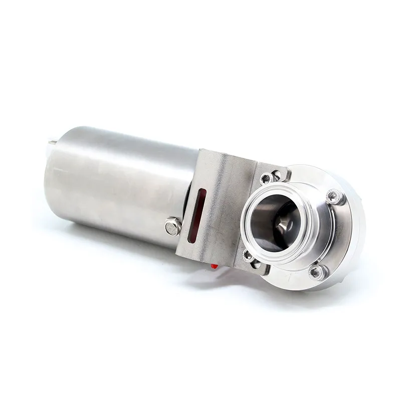 Sanitary Pneumatic Economical Butterfly Valve SS304/SS316L Stainless Steel Weld/Clamp High Quality Pipe Systems for Food - Image 2