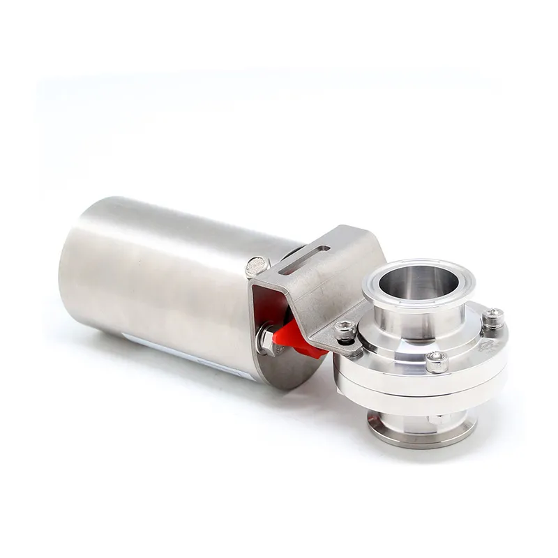 Sanitary Pneumatic Economical Butterfly Valve SS304/SS316L Stainless Steel Weld/Clamp High Quality Pipe Systems for Food - Image 3