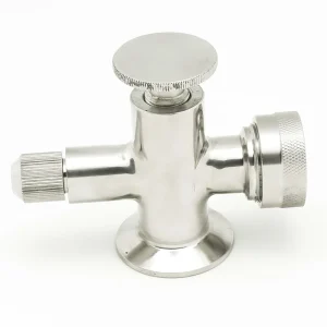 Tri-Clamp/Weld Liquid Level Gauge with Sampling Valve AISI304/316 Stainless Steel Glass Sanitary Cross Valves