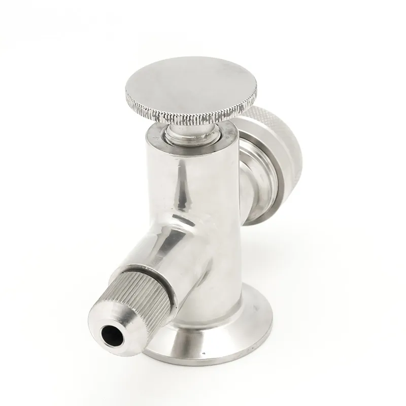 Tri-Clamp/Weld Liquid Level Gauge with Sampling Valve AISI304/316 Stainless Steel Glass Sanitary Cross Valves - Image 2