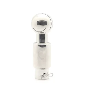 Sanitary Clip ON Rotary Cleaning Ball SS304 SS316L Tank Spray Cleaning Head Stainless Steel Tri Clamp Tank Fitting